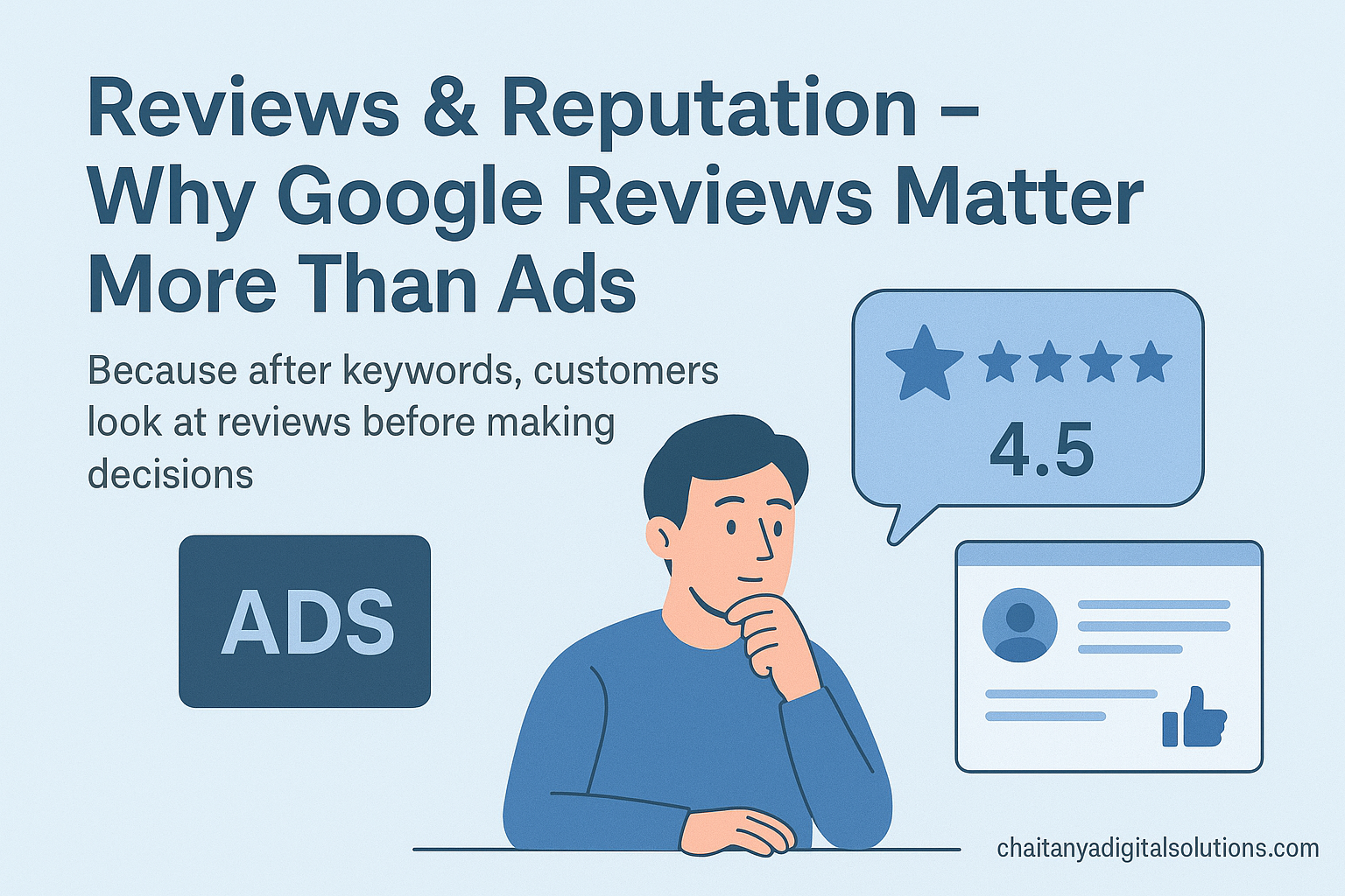 Google Reviews vs Ads
